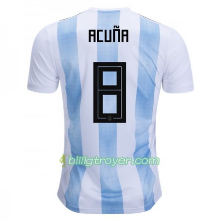 Billige Fotballdrakter Argentina Acuna 8 VM 2018 Hjemmedraktsett